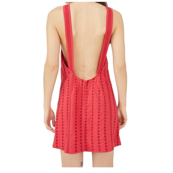 Free People Dress Juni Backless Minidress red X-Small XS - Picture 8 of 8